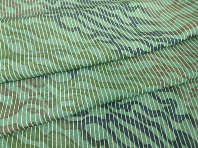 平和屋着物▽上質な小紋 単衣 変わり縞 正絹 逸品 DAAV5769az