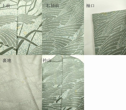 平和屋着物▽訪問着 単衣 作家物 薄文 正絹 逸品 DAAV5777az