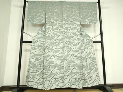 平和屋着物▽訪問着 単衣 作家物 薄文 正絹 逸品 DAAV5777az
