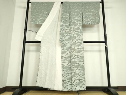 平和屋着物▽訪問着 単衣 作家物 薄文 正絹 逸品 DAAV5777az