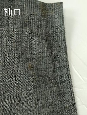 平和屋着物▽男性 紬 単衣 縞 正絹 逸品 DAAV5783az