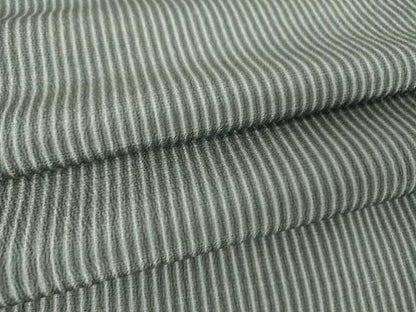 平和屋着物▽男性　本塩沢　単衣　縞　キングサイズ　正絹　逸品　DAAV5789az