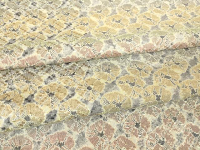 平和屋着物▽上質な紬 単衣 蜘蛛絞り 総絞り 正絹 逸品 DAAV5793az