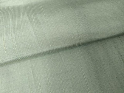 平和屋着物▽上質な紬　単衣　霞文　正絹　逸品　DAAV5796az