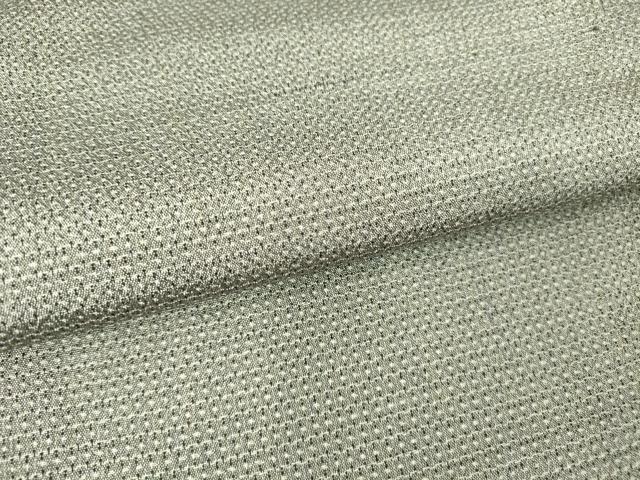 平和屋着物▽男性 本塩沢 単衣 総詰め 110亀甲 正絹 逸品 未使用 DAAV5802az