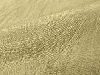 平和屋着物▽男性 紬 単衣 油色 キングサイズ 正絹 逸品 DAAV5803az