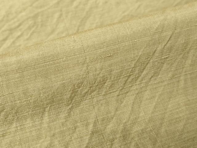 平和屋着物▽男性 紬 単衣 油色 キングサイズ 正絹 逸品 DAAV5803az