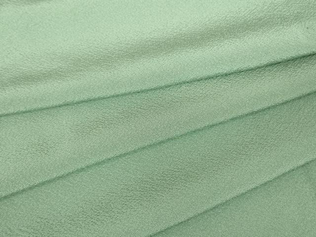 平和屋着物▽上質な色無地 単衣 千草色 正絹 逸品 DAAV5808az