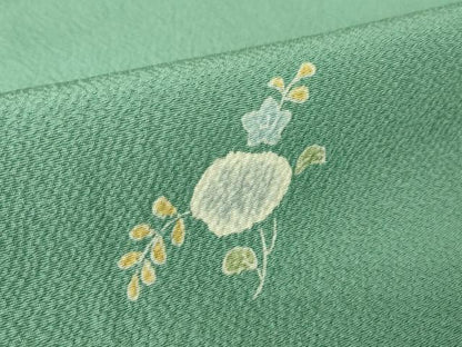 平和屋着物▽上質な小紋 単衣 舞花文 正絹 逸品 DAAV5811az