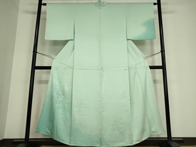 平和屋着物▽訪問着 単衣 刺繍 風景樹林文 金糸 正絹 逸品 未使用 DAAV5812az