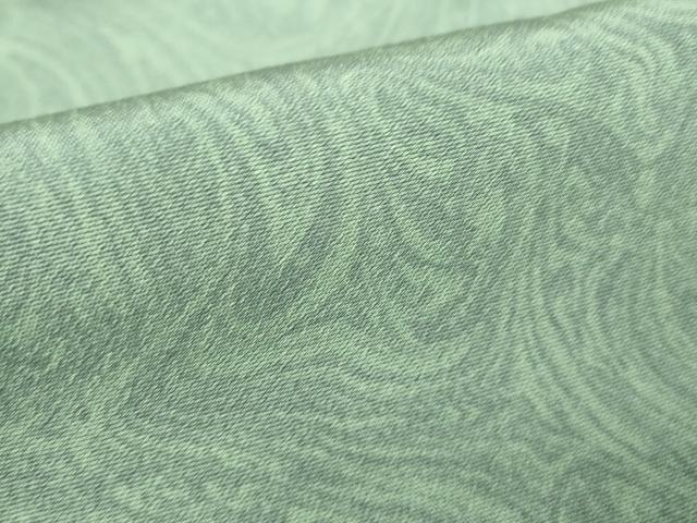 平和屋着物▽上質な小紋 単衣 墨流し文様 正絹 逸品 DAAV5816az
