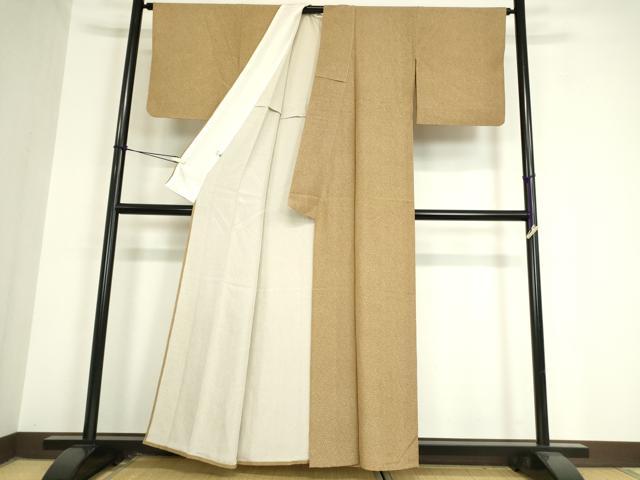 平和屋着物▽江戸小紋 単衣 文字文 やまと誂製 正絹 逸品 DAAV5841az