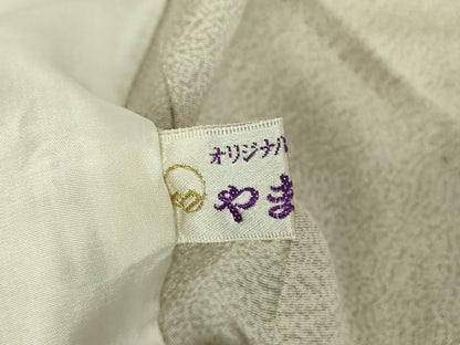 平和屋着物▽江戸小紋 単衣 文字文 やまと誂製 正絹 逸品 DAAV5841az
