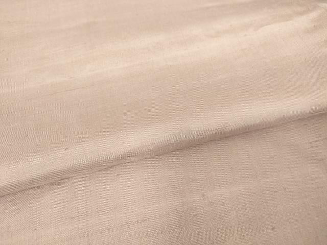平和屋着物▽上質な紬 単衣 薄柿色 正絹 逸品 DAAV5846az