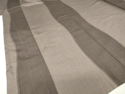 平和屋着物▽上質な紬 単衣 変わり間道 正絹 逸品 DAAV5912az