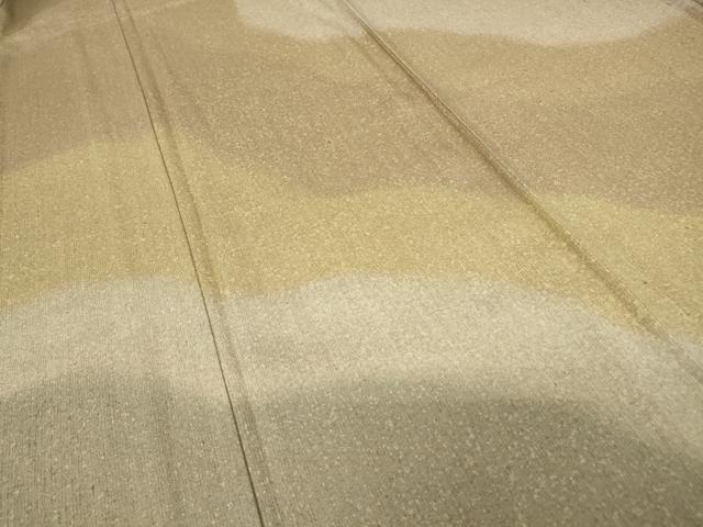 平和屋着物▽訪問着 単衣 紬地 霞文 正絹 逸品 未使用 DAAV5913az