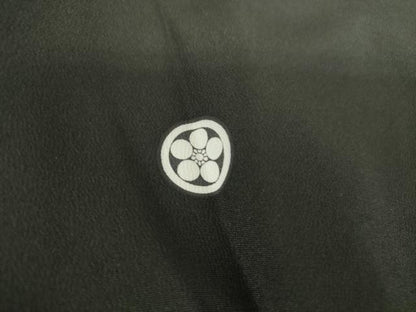 平和屋着物▽豪華黒留袖　単衣　駒刺繍　御所車楽器花文　金銀彩　正絹　逸品　DAAV5916az