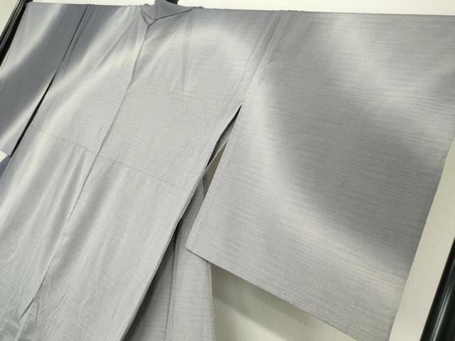 平和屋着物▽本塩沢　やまだ織　訪問着　染色作家　桐村博　単衣　霞文　正絹　逸品DAAV5919az
