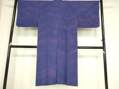 平和屋着物▽道行コート スリーシーズン 春夏秋 塵除け 雨コート 霞文 ロング丈 正絹 逸品 DAAV5923az