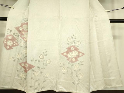 平和屋着物▽訪問着 単衣 絞り 辻が花 正絹 逸品 DAAV5929az