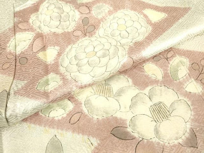 平和屋着物▽訪問着 単衣 絞り 辻が花 正絹 逸品 DAAV5929az