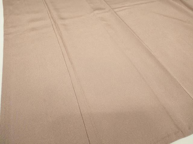 平和屋着物▽江戸小紋　単衣　万筋　紫鳶色×潤色　ますいわ屋扱い　正絹　逸品　DAAV5934az