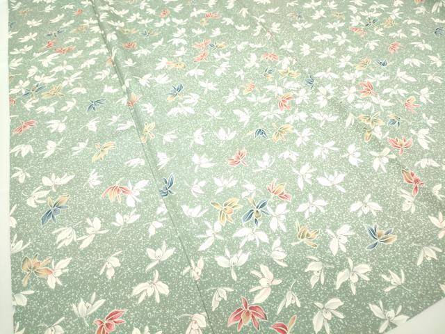 平和屋着物▽上質な小紋 単衣 舞花文 正絹 逸品 未使用 DAAV5935az