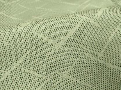 平和屋着物▽上質なお召 単衣 変わり格子 正絹 逸品 DAAV5936az