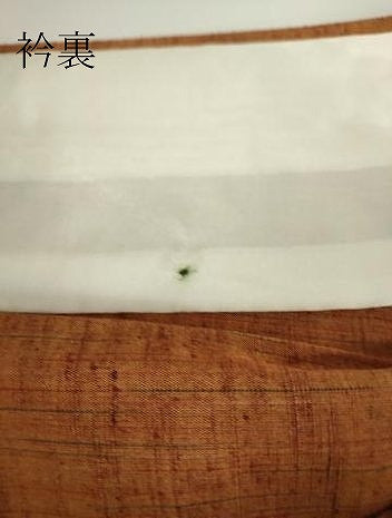 平和屋着物▽上質な紬 単衣 縞 正絹 逸品 DAAV5950az