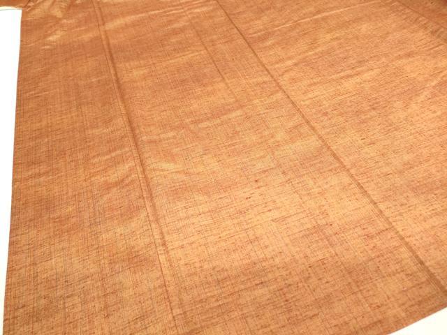 平和屋着物▽上質な紬 単衣 縞 正絹 逸品 DAAV5950az