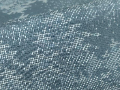平和屋着物▽本場大島紬 単衣 9マルキ 樹林文 三越扱い 正絹 逸品 DAAV5953az