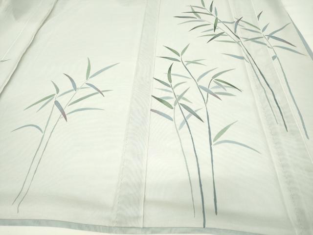 平和屋着物▽訪問着 無双 紗袷 紗×紗 枝葉文 正絹 逸品 DAAV5964az