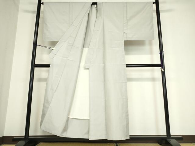 平和屋着物▽男性 紬 単衣 格子 正絹 逸品 DAAV5984az