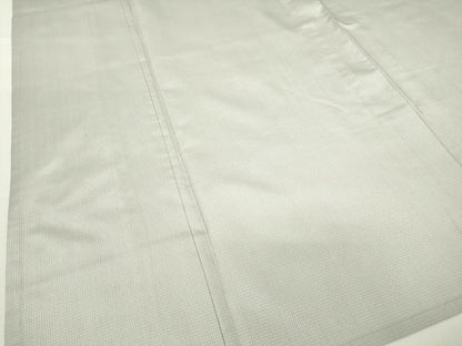 平和屋着物▽男性 紬 単衣 格子 正絹 逸品 DAAV5984az