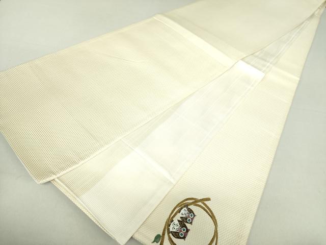 平和屋着物●伝統工芸士　古賀勝幸　創作工房　本場筑前博多織　両面　太鼓柄袋帯　梟　正絹　逸品　DAAV6023ps