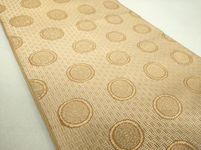 平和屋着物●六通柄　本袋帯　名物裂　糸屋風通　金糸　正絹　逸品　DAAV6032ps