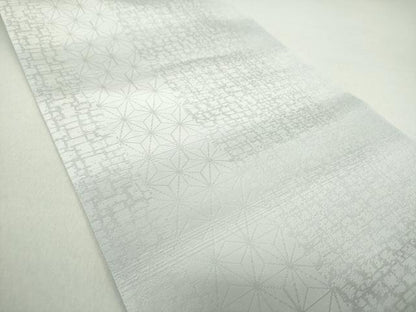 平和屋着物●両面 全通柄袋帯 武知毅作 染人：北野義明 阿波藍天然染 組織 金糸 横田織物謹製 上代128万 証紙付き 正絹 逸品 DAAV6055ps