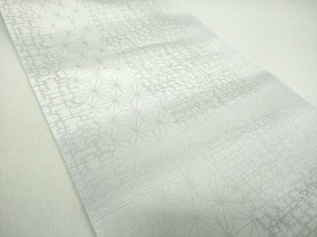 平和屋着物●両面 全通柄袋帯 武知毅作 染人：北野義明 阿波藍天然染 組織 金糸 横田織物謹製 上代128万 証紙付き 正絹 逸品 DAAV6055ps