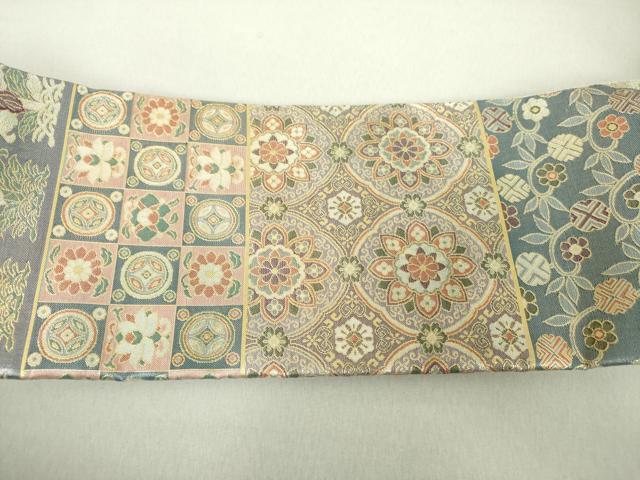 平和屋着物●ワンタッチつけ帯　藤秀錦　金糸　正絹　逸品　未使用　DAAV6094ps