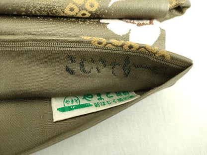 平和屋着物●こむさでもーど・COMME CA DU MODE　ワンタッチつけ帯　唐織　舞桜　やまと誂製　正絹　逸品　未使用　DAAV6099ps