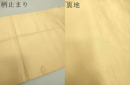 平和屋着物●加賀友禅の巨匠　初代　由水十久　太鼓柄袋帯　箜篌　本金箔　正絹　逸品　DAAV6132ps
