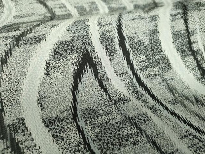 平和屋着物●両面 全通柄袋帯 よろけ縞 金糸 正絹 逸品 DAAV6138ps