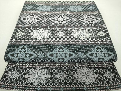 平和屋着物●本場筑前博多織 八寸名古屋帯 花菱間道 やまと誂製 正絹 逸品 DAAV6162ps