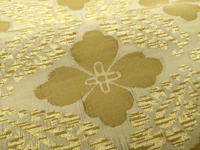 平和屋着物●綴れ 太鼓柄 本袋帯 花菱文 金糸 正絹 逸品 DAAV6241ps