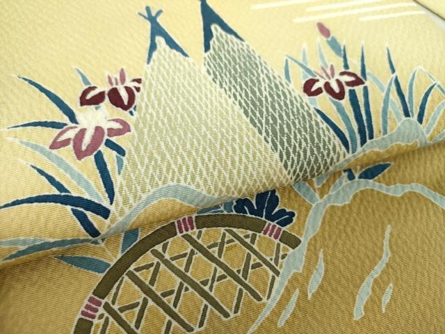 平和屋着物●九寸名古屋帯 籬花舟 正絹 逸品 DAAV6279ps