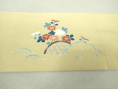 平和屋着物●九寸名古屋帯 籬花舟 正絹 逸品 DAAV6279ps