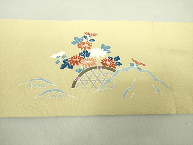 平和屋着物●九寸名古屋帯 籬花舟 正絹 逸品 DAAV6279ps
