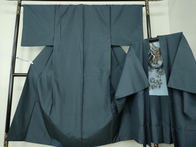 平和屋着物●男性 本場大島紬 アンサンブル 100亀甲 総詰め 正絹 逸品 DAAV6409ps