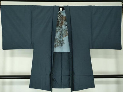 平和屋着物●男性 本場大島紬 アンサンブル 100亀甲 総詰め 正絹 逸品 DAAV6409ps