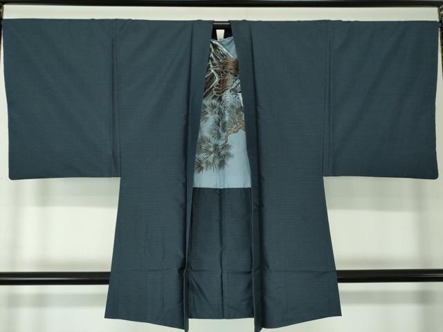 平和屋着物●男性 本場大島紬 アンサンブル 100亀甲 総詰め 正絹 逸品 DAAV6409ps